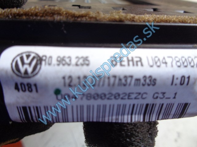 elektrický radiator kúrenia na škodu rapid, 6R0963235